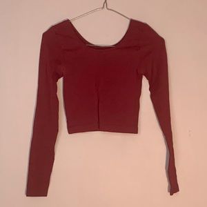 Long-sleeve Crop Top by Sugarlips